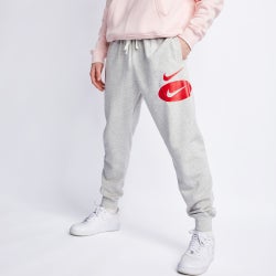 Men Pants - Nike Swoosh  Cuffed Pant - Grey Heather-Grey Heather