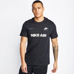 Men T-Shirts - Nike Air  Shortsleeve Tee - Black-Black