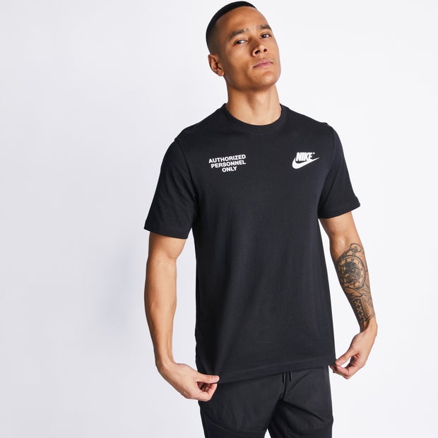 veneno Colibrí Colgar Nike Sportswear Auth P Shortsleeve Tee - Men's T-Shirts - Black - 100%  Cotton - Size XS - Foot Locker - Foot Locker | StyleSearch