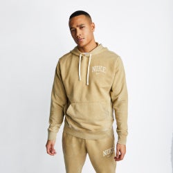Men Hoodies - Nike Sportswear Arch Over The Head Hoody - Parachute Beige-Parachute Beige