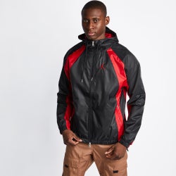 Men Jackets - Jordan Lightweight Jacket - Black-Gym Red