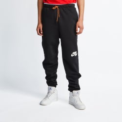 Men Pants - Jordan Jumpman Classics  Cuffed Pant - Black-White