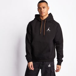 Men Hoodies - Jordan Jumpman Classics  Over The Head Hoody - Black-Black