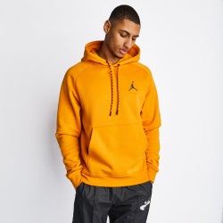 Men Hoodies - Jordan Jumpman Classics  Over The Head Hoody - Light Curry-Light Curry