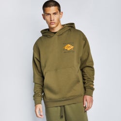 Men Hoodies - Jordan Flight Bk Gpx Over The Head Hoody - Medium Olive-Medium Olive