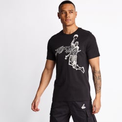 Men T-Shirts - Jordan Core Sports Basketball Short - Black-White