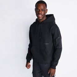 Men Hoodies - Jordan 23 Engineered  Over The Head Hoody - Black-Black