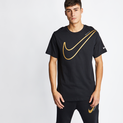 Men T-Shirts - Nike Ggp Shortsleeve - Black-Black