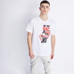 Men T-Shirts - Jordan Graphic - White-White