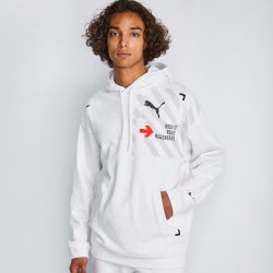 Men Hoodies - Puma Over The Head Hoody - Pristine Heather-Pristine Heather