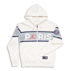 Men Sweatshirts - Jordan Psg - Birch Heather-University Red