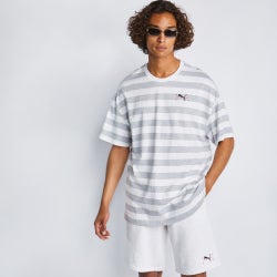Men T-Shirts - Puma Shortsleeve Tee - Pristine Heather-Pristine Heather