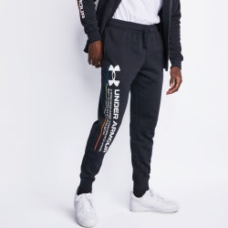 Men Pants - Under Armour Cuffed Pant - Black-Black-White