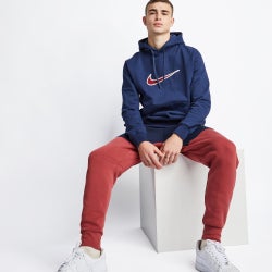 Men Hoodies - Nike Clgt Over The Head Hoody - Midnight Navy-Midnight Navy