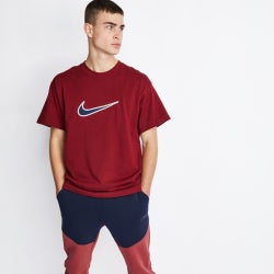 Men T-Shirts - Nike Clgt Shortsleeve T-shirt - Team Red-Team Red