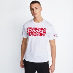 Men T-Shirts - Crooks&Castles Crooks Table T'S Shortsleeve T-shirt - White-White