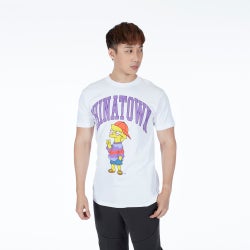 Men T-Shirts - Market Graphic - White-White