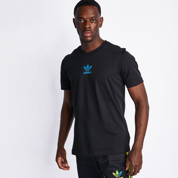 adidas 2.0 Shortsleeve Tee - Men's T-Shirts — Black — Cotton — Size S — Foot Locker - Foot Locker | StyleSearch
