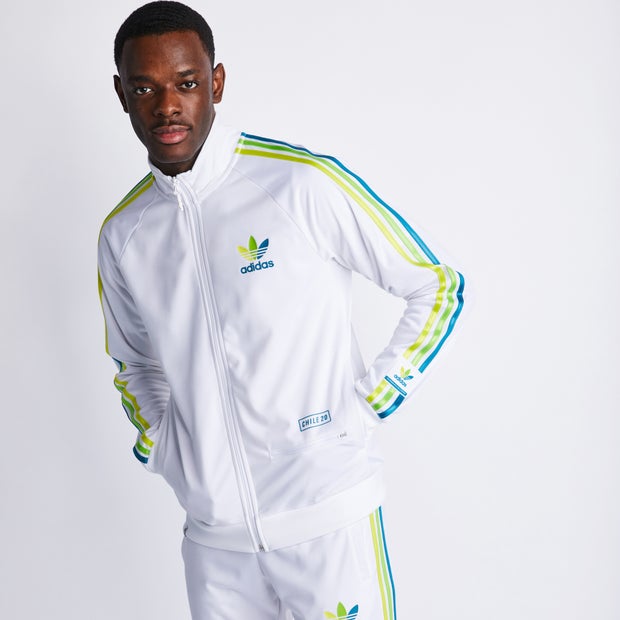adidas Chile 2.0 Track Top Men's Track Tops White — Poly Tricot — Size S — Locker - Foot Locker | StyleSearch