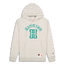 Champion Hooded Sweatshirt - Men Hoodies Light Gray Melange-Green