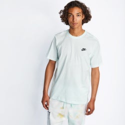 Hombre T-Shirts - Nike Club Shortsleeve Tee - Barely Green-Black