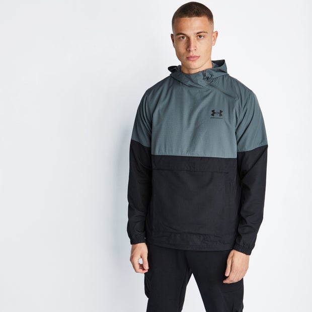 Under Armour Woven Asym Over The Head Hoody - Uomo Hoodies