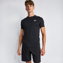 Men T-Shirts - Under Armour Essentials - Black-White