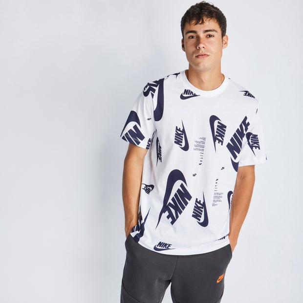 Nike Club Swoosh All Over Print - Uomo T-Shirts