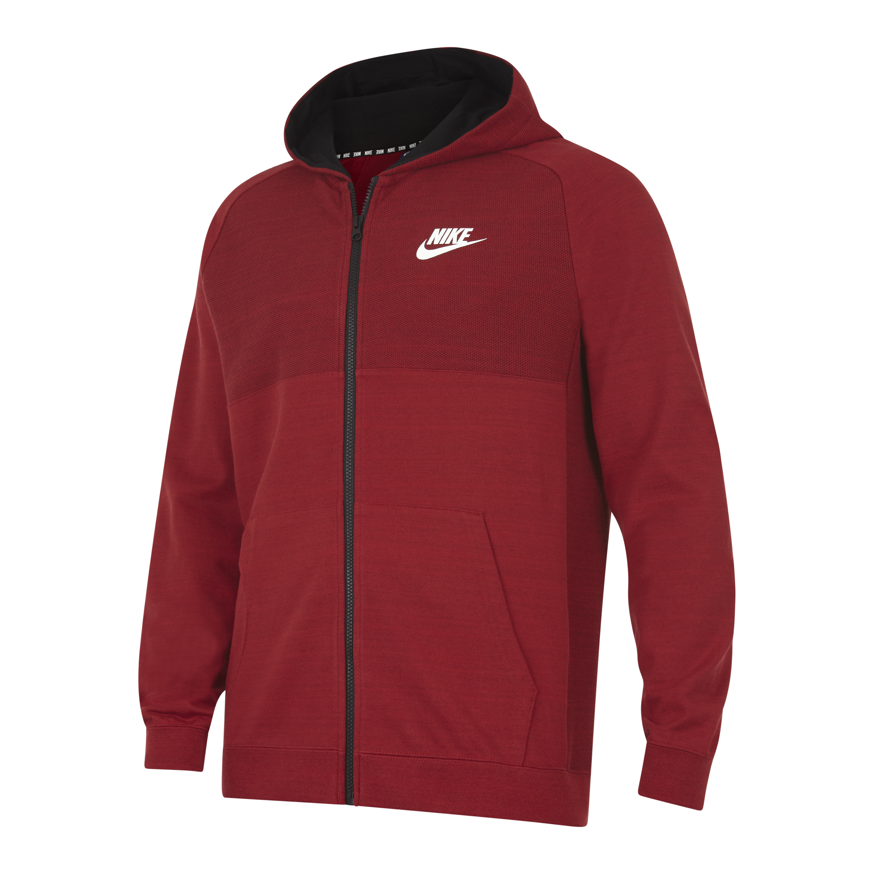 nike advance 15 fleece full zip hoodie