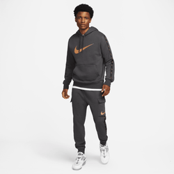 Herren Hoodies - Nike Repeat - Dk Smoke Grey-Metallic Gold