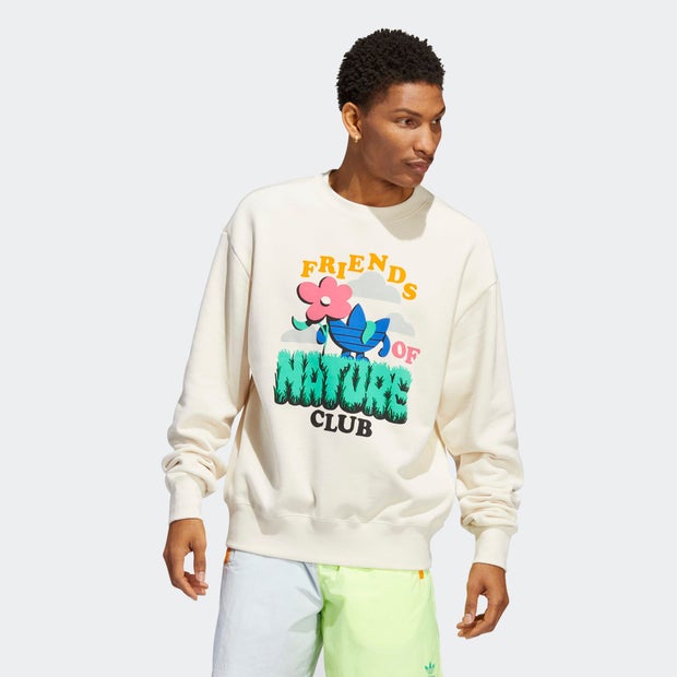 Adidas Friends Of Nature Club Crewneck - Heren Sweatshirts