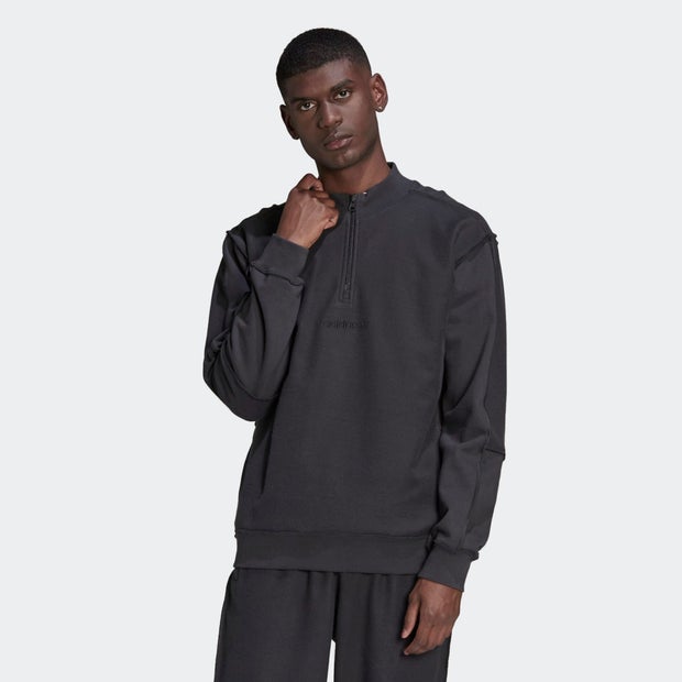 Adidas Loopback Quarter-zip - Heren Sweatshirts