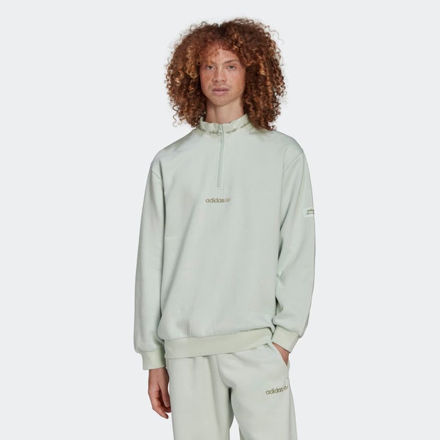 Adidas Trefoil Linear Quarter Zip - Heren Sweatshirts