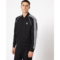 Men Track Tops - adidas Color Superstar - Black-White-Black