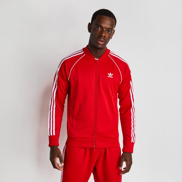 Image of Adidas Superstar male Top da pista - Rosso - Foot Locker035