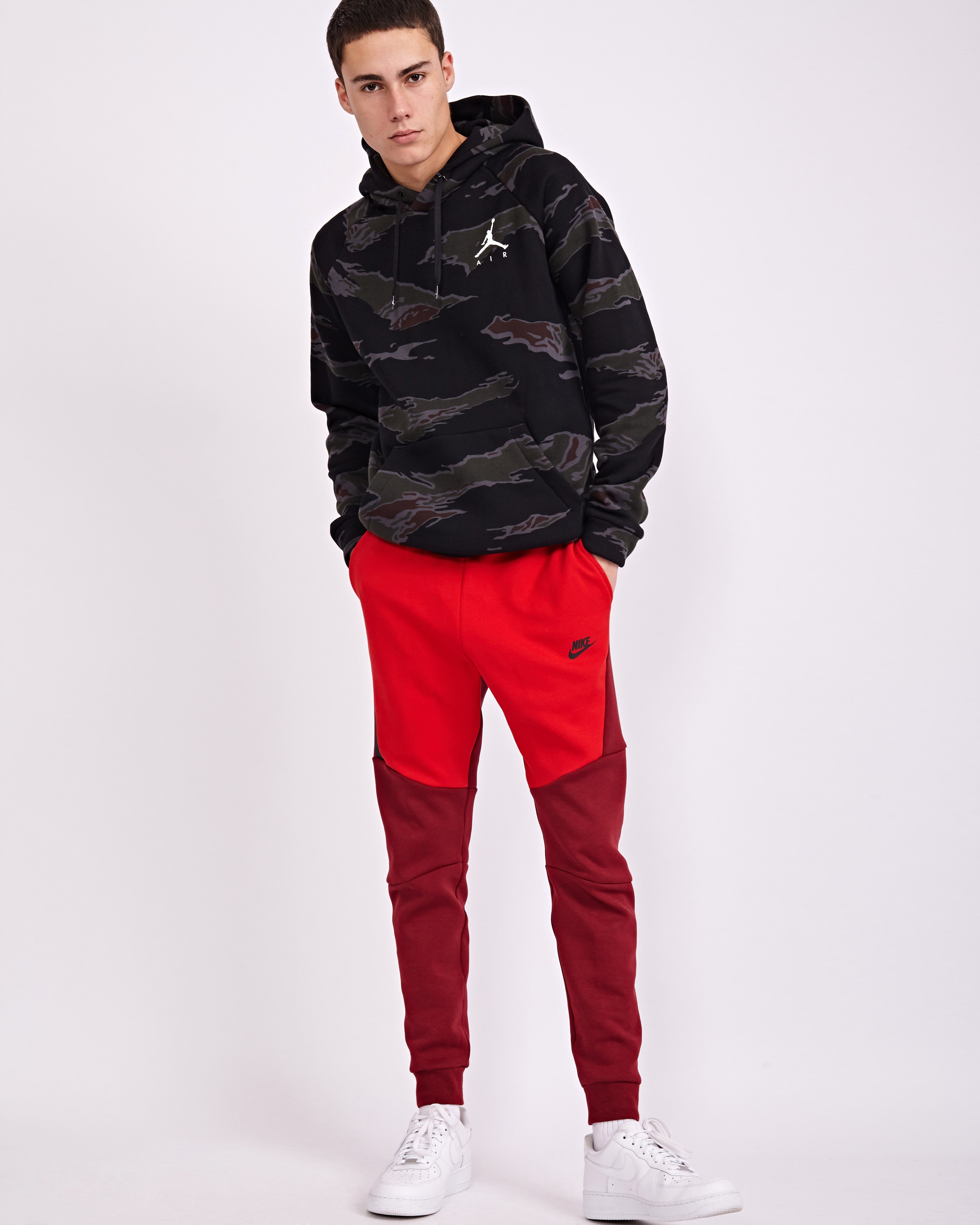 nike tech fleece color block