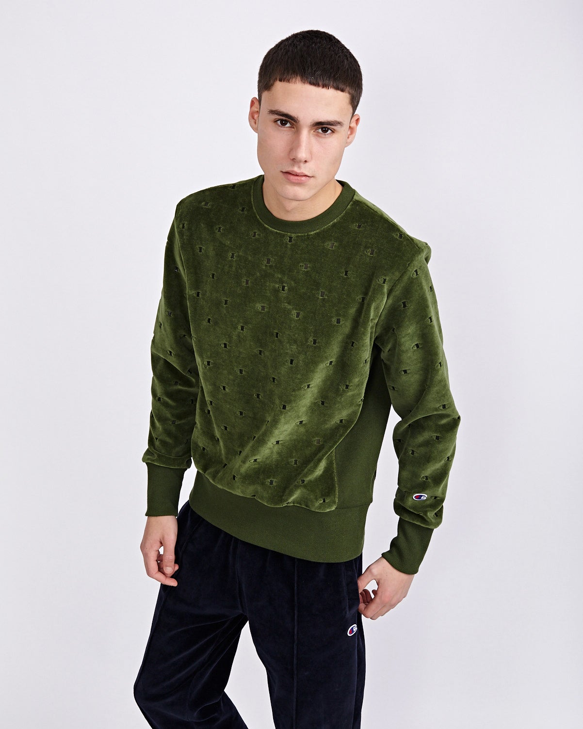 velour sweatshirt mens