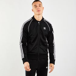 Men Track Tops - adidas Adicolor Classics Superstar Track Top - Black-White-Black