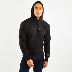 Men Hoodies - Champion Tape Over The Head - Black-Black