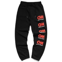 Men Pants - Chinatown Market Cnn - Black-Red