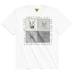 Men T-Shirts - Chinatown Market Emotions - White-White