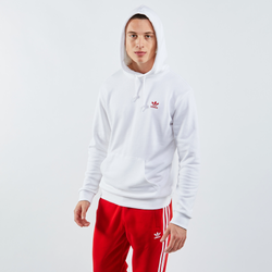 Men Hoodies - adidas adicolor Trefoil Over The Head - White-Red-White