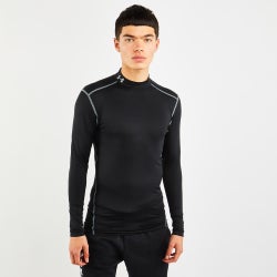 Men Sweatshirts - Under Armour Goldgear Mockneck - Black-Black