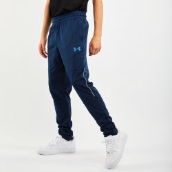 Men Pants - Under Armour The Rock Track - Blue-Blue