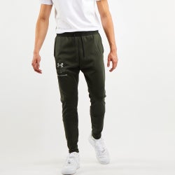 Men Pants - Under Armour Fleece 1/2 Zip Track - Green-Green