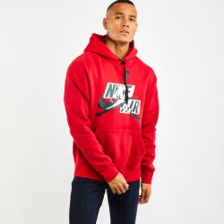 Men Hoodies - Jordan Classifications Over The Head - Red-White
