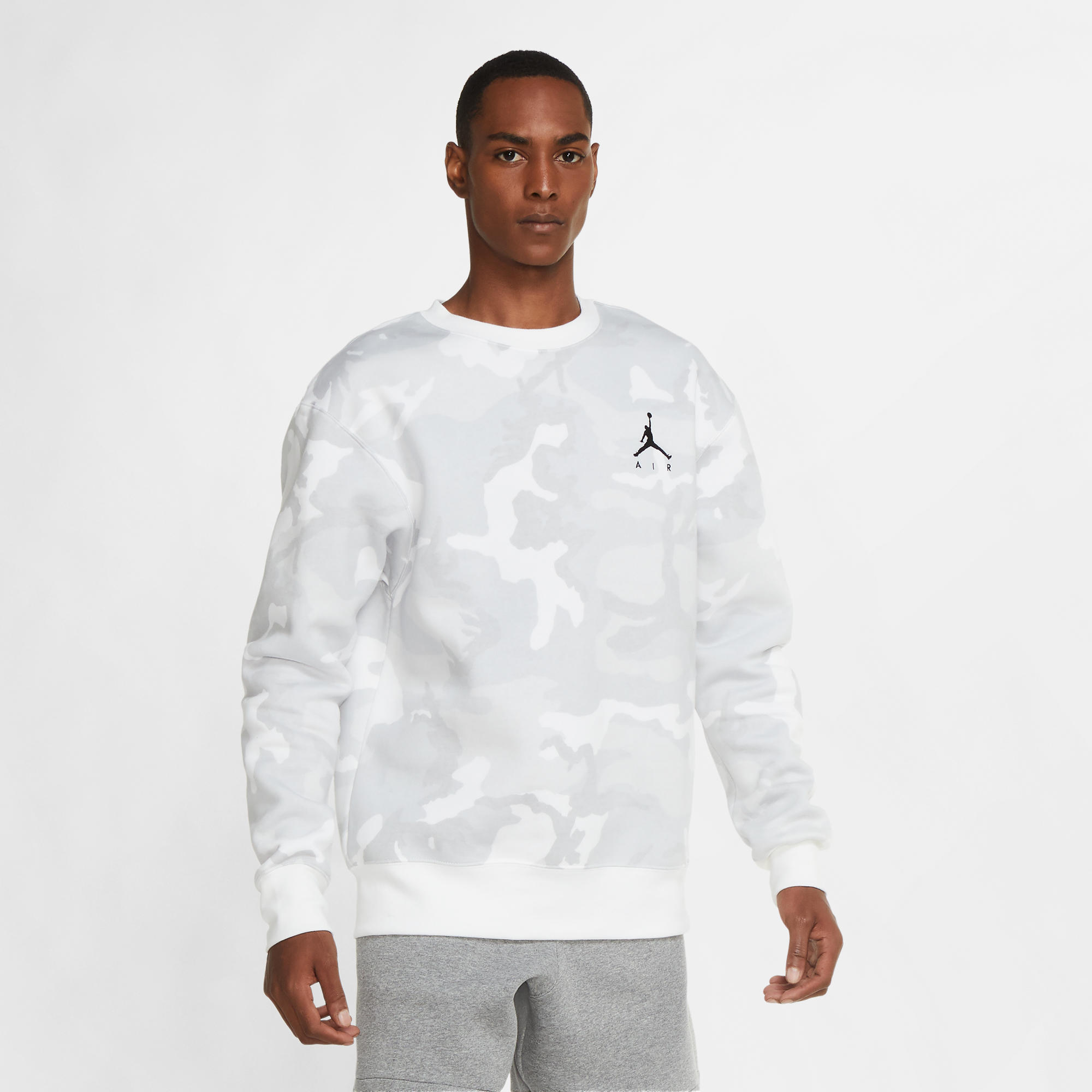 jordan jumpman air fleece crew men's sweatshirt