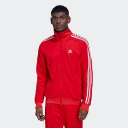 Homme Vestes Zippees - adidas Adicolor Classics Beckenbauer - Vivid Red-Vivid Red