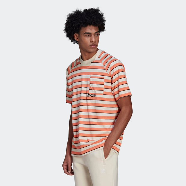 adidas Striped Pocket Tee - Herren T-Shirts