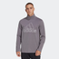 adidas Future Icons Badge Of Sport Long-sleeve - Hombre Track Tops Trace Grey-Trace Grey